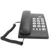 KXT504 Портативный семейный офисный стационарный телефон с функцией вспышки, черный ABS