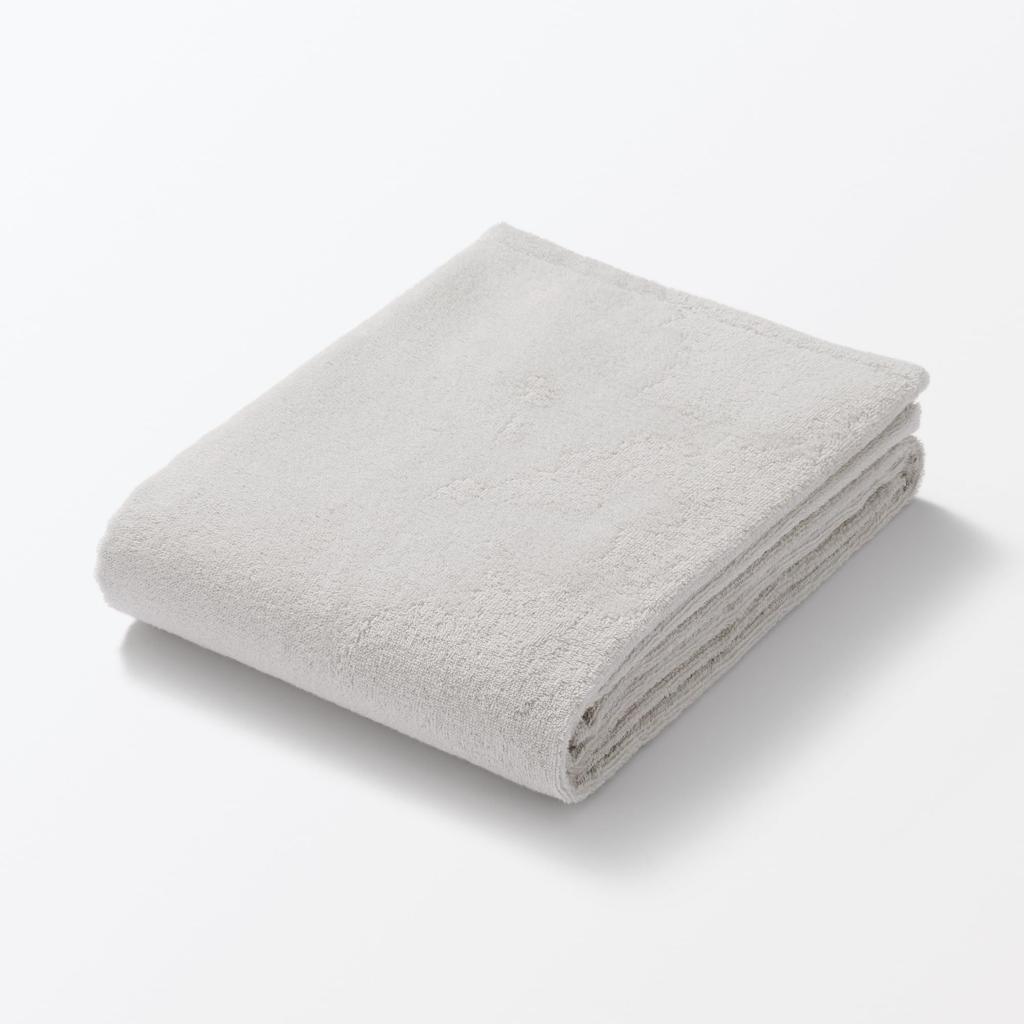 MUJI Пончо-полотенце для ванны 70 x Серый 23113281 190 см,