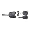 Coque de Clé Vague à 2 Boutons Plip Compatible Véhicules Peugeot Citroën