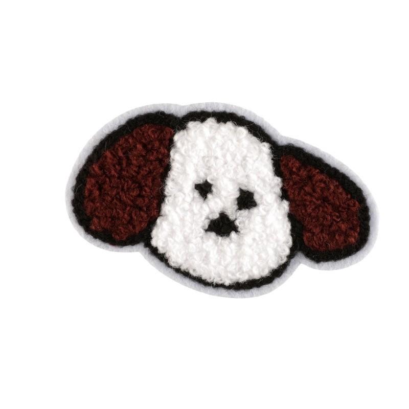 Наклейка-заплатка с рисунком на полотенце, вышивка с изображением животных, аксессуары для одежды, вышивка, наклейка, нашивка из синели, наклейка на ткань