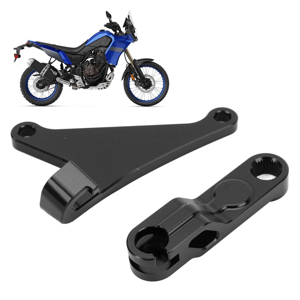 Clutch Arm Extension Lever Bracket for Aluminum Alloy Clutch Arm Lever Bracket for Tenere 700 XTZ700 MT-07 2018-2022, 2019-2024 (Black)