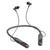 Беспроводные Bluetooth спортивные наушники-ожерелье BT-8 со слотом для карты, аккумулятором большой емкости, цифровым дисплеем и функцией шумоподавления.
