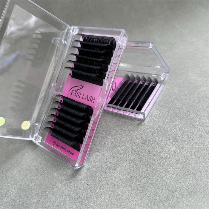 ESSI LASH Private Label Cashmere Eyelash Extensions  Korean Natural False Eyelashes Vendor Silk Eye Lash Extension