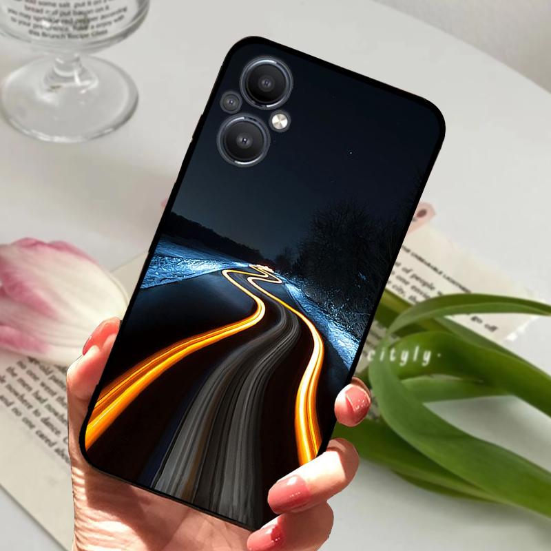 For Oppo F21 Pro 5G Case F21s Pro CPH2341 Silicone TPU Phone Cover For Oppo F 21 Pro 4G CPH2363 Fashion Shockproof Bumper Fundas