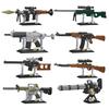 Конструкторы Игрушечные Пистолеты Имитация Наборы Армейский Боевой Автомат DIY Кирпичики Креативные Подростковые Образовательные Настольный Декор Праздничные Подарки