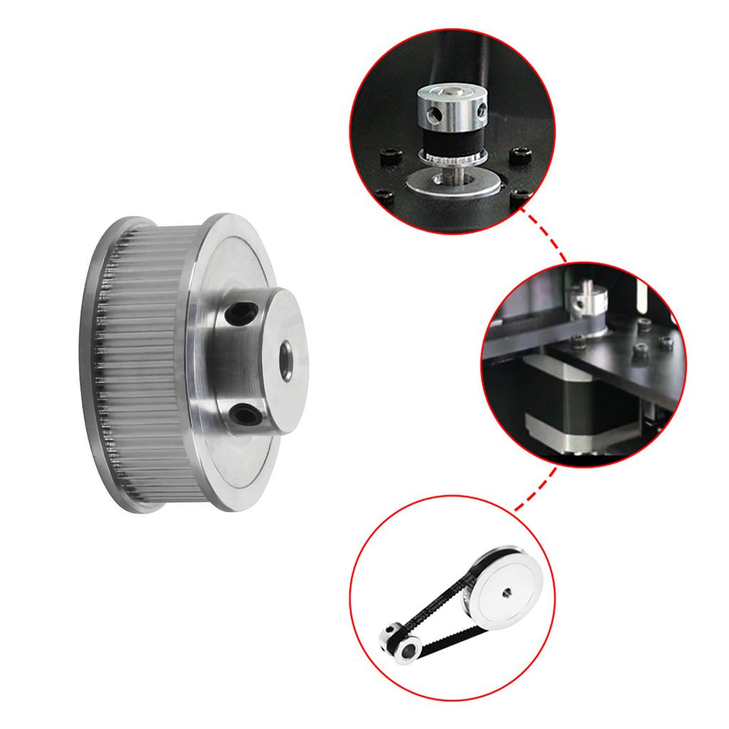 1 шт., 60 зубьев, ширина 6 мм, диаметр 5 мм/8 мм, GT2, зубчатый шкив для 3D-принтера