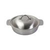 Chanko Pot, 18cm, Induction Compatible, Stainless Steel, Made In Japan, Niigata, Tsubame-Sanjo, Warakuan, HC-64