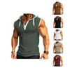 European and American Style Men's Summer Waistcoat Hooded Sleeveless Vest Fashion Casual Tank Top