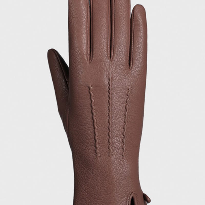 SARTOR Sartor Женские перчатки из сенсорной кожи, длинные, песочно-бежевые