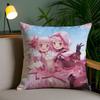 Наволочка M-Madoka M-Magica Диванная Короткий Плюш Двусторонняя HD Печать Комната Домашний Офис Подарок Чехол для Подушки
