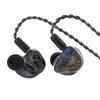 LINSOUL Kiwi Ears Forteza 2DD+1BA Hybrid HIFI Earphones with 3.5mm Jack, HIFI Sound Quality, Deep Bass, Noise Cancelling, Stereo Earbuds, Black,