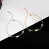 S925 Silver Transfer Small Waist Bracelet Women's Simple Fashion Niche Design Three Ring Three Circle Hand Jewelry Trend