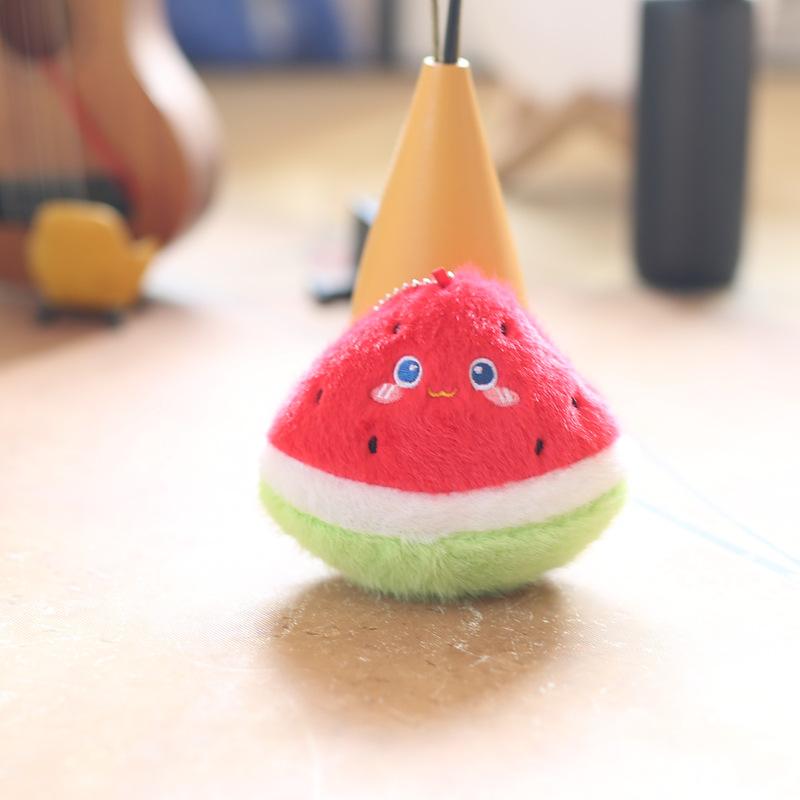 Cute Mini Charming Plush Fruit And Vegetable Keychain With Ultra Soft Texture For Kids