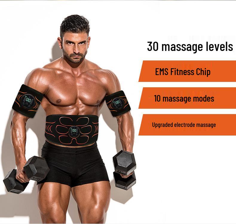 ЭМС-стимулятор мышц, abdominal exerciser, пояс для талии для фитнеса всего тела и силовых тренировок.