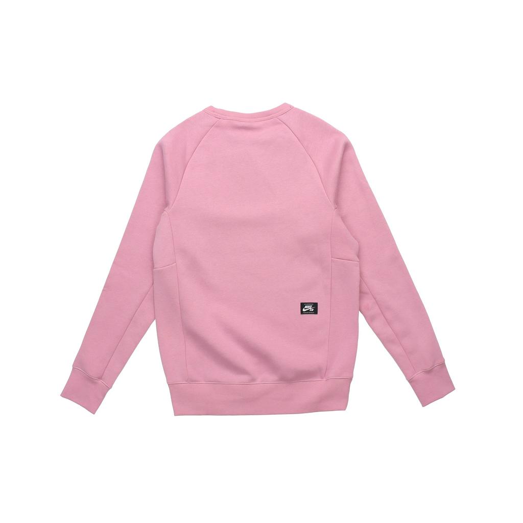 Nike SB Icon Skateboard Флисовый воротник Толстовка Мужские топы Розовый 885846-678