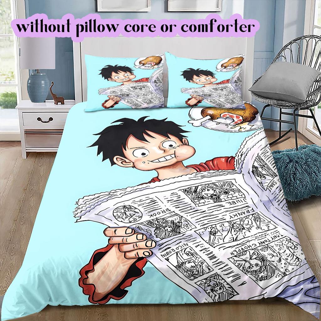 OnePiece Character Soft and Comfortable Duvet Cover, Children's Bedding Set Gift, Extra Large Size, Various Sizes Available