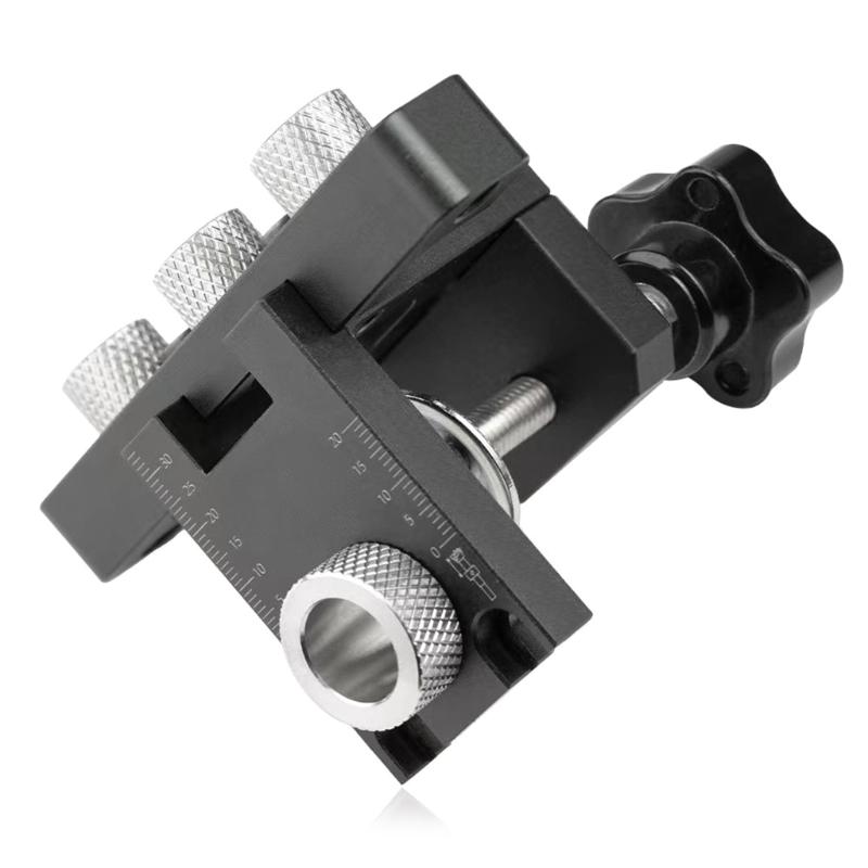 Наборы для сверления отверстий в карманах 3 в 1, шаблон для сверления отверстий в карманах по дереву с дюбелями 8/10/15 мм, позиционирующий зажим, регулируемое сверло