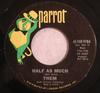 7-дюймовая пластинка THEM - Half As Much 45PAR9784 Parrot 1965 US Рок Б/У