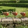 Handcrafted Animal Decor for Home Rustic Metal Birds Decoration, Outdoor Bird Garden Statue Decorative Ornaments, Unique Statues Birthday Gifts