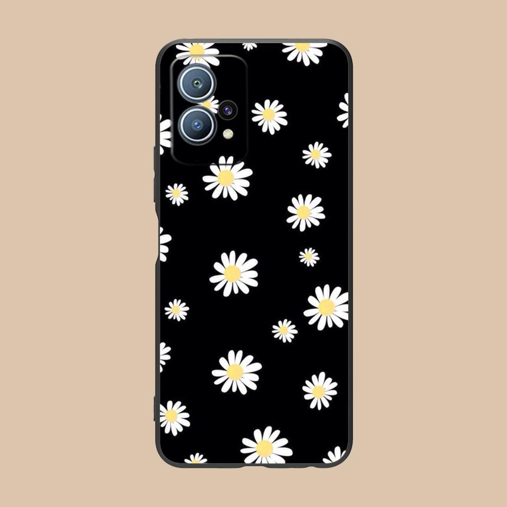 Классический чехол для мобильного телефона с ромашками для Huawei P60 P50 P40 P30 P20 P10 P9 P8 Pro Lite Plus Цветной печатный чехол Роскошный чехол