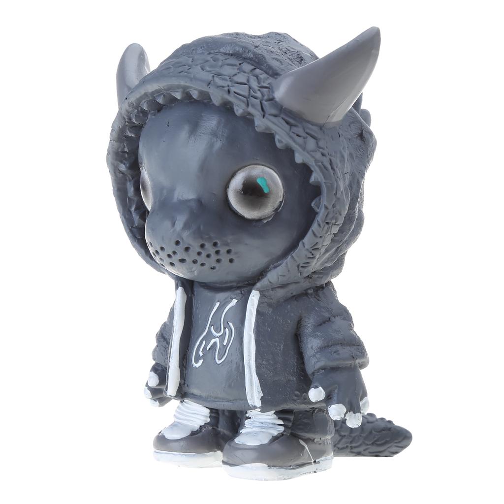 Милая статуэтка динозавра, скульптура, настольные украшения для дома, забавный злой дракон, скульптура детеныша, рождественский подарок