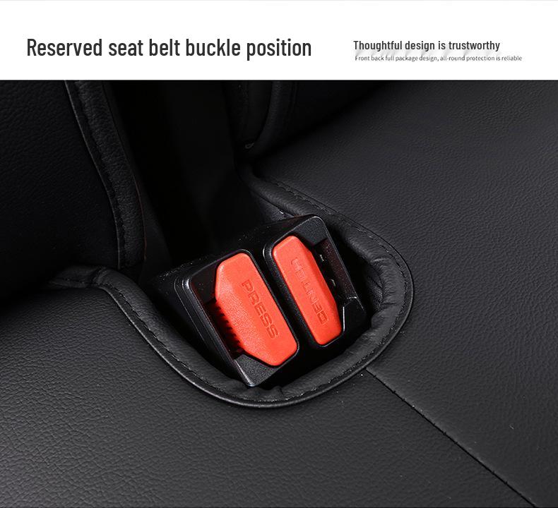 Hyundai Elantra Leather Car Seat Cushion - Perforated, All-Season, 5-Seat Compatible