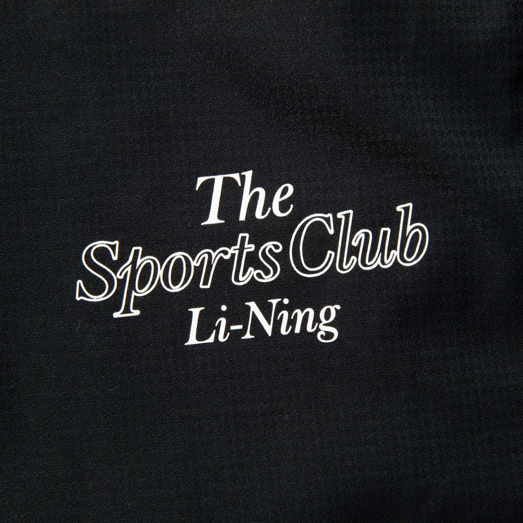 Li Ning Удобные Простые Универсальные Брюки Прямого Кроя с Буквами Средней Посадки Спортивные Женские Брюки Низ Черный AYKV066-2