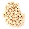 100 шт. Деревянные бусины Многоцелевые Натуральные DIY Раскрашиваемые Нить для поделок для Любителей рукоделия