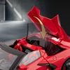 1:24 Corvette C8 R Сплав Спортивный Автомобиль Модель Литье под Давлением Металл Трековые Гонки Транспортные Средства Модель Автомобиля Симуляция Звука и Света Детская Игрушка Подарок