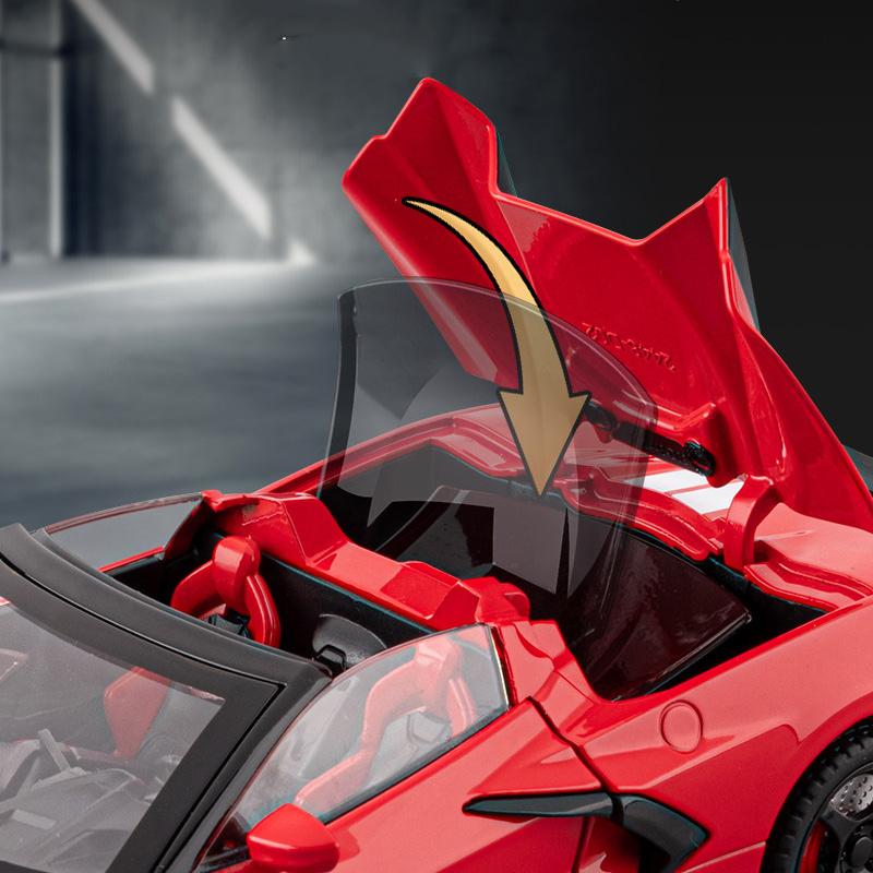 1:24 Corvette C8 R Сплав Спортивный Автомобиль Модель Литье под Давлением Металл Трековые Гонки Транспортные Средства Модель Автомобиля Симуляция Звука и Света Детская Игрушка Подарок