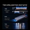 Ugreen Корпус для SSD M.2 NVMe/SATA с двумя протоколами 20 Гбит/с