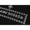 F2026 CHROME HEARTS 2025 Летняя новая высококачественная хлопковая футболка с круглым вырезом, свободная, большого размера, для мужчин и женщин, футболка для пары
