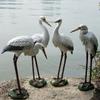 Simulated Heron Ornament for Outdoor Garden and Courtyard Landscaping Decoration - Egret Resin Craft