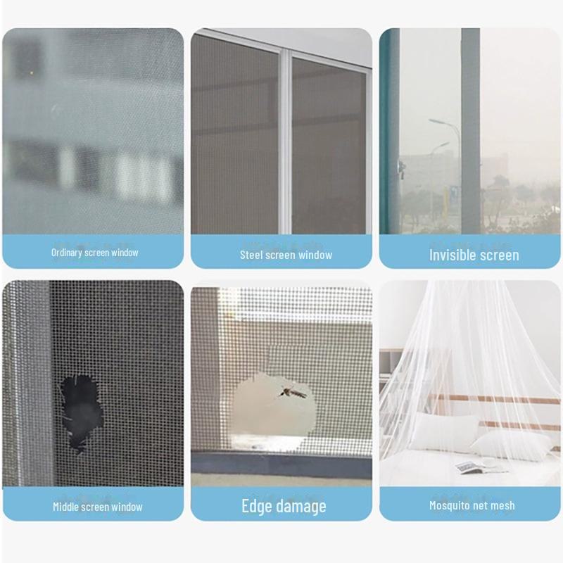 Самоклеящиеся заплатки для ремонта оконных и напольных сеток, заплатки для заделывания отверстий в москитных сетках, наклейки на липучках для водостоков