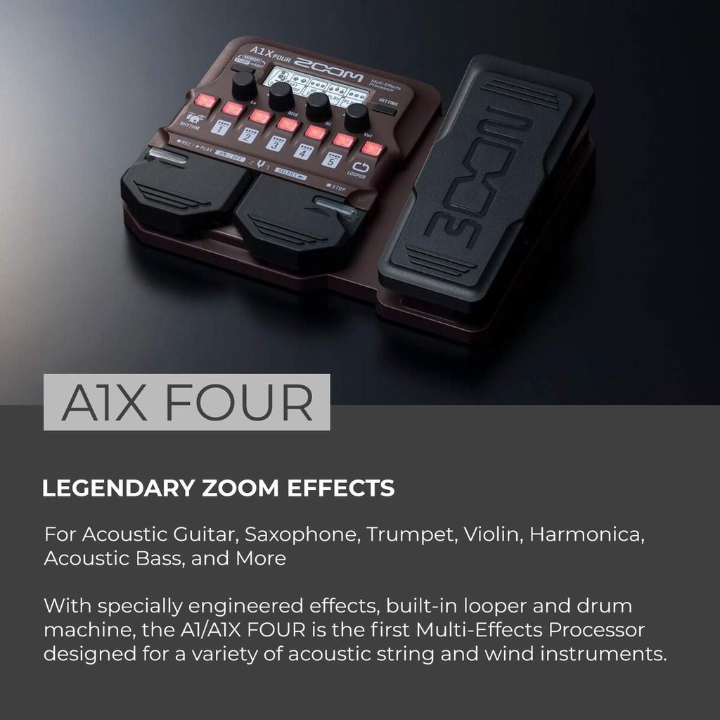 Zoom Zoom Multi-Effector Мультиэффектный процессор A1X FOUR