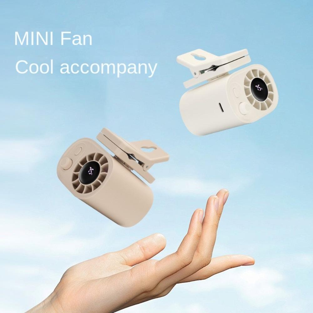 Portable Waist Fan LED Lighting Air Cooler High Quality Desk Fan Outdoor