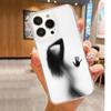 Прозрачный противоударный чехол Shadow Woman для iPhone 14 и 15-17 Pro Max