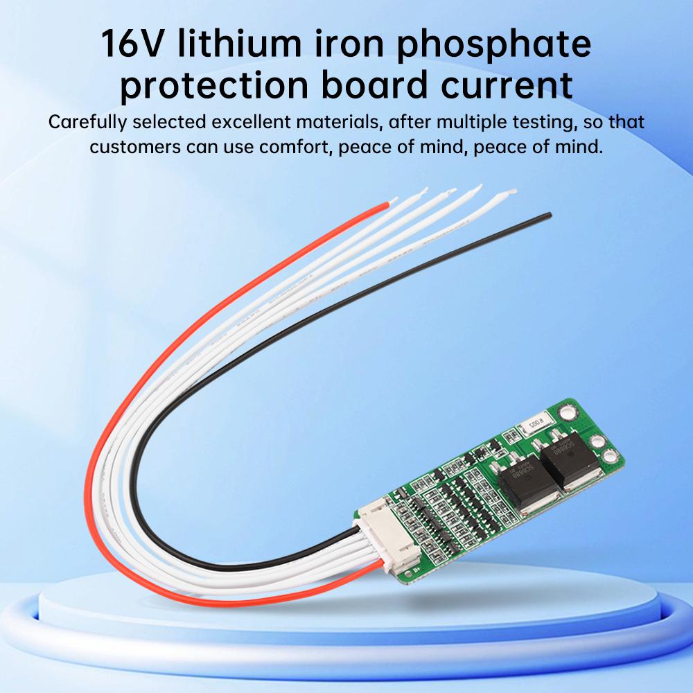 BMS 5S 16V 18.5V 10A LiFePO4 Li-ion Lithium Battery 18650 Ternary Lithium Battery Charger Protection Board Large MOS Transistor