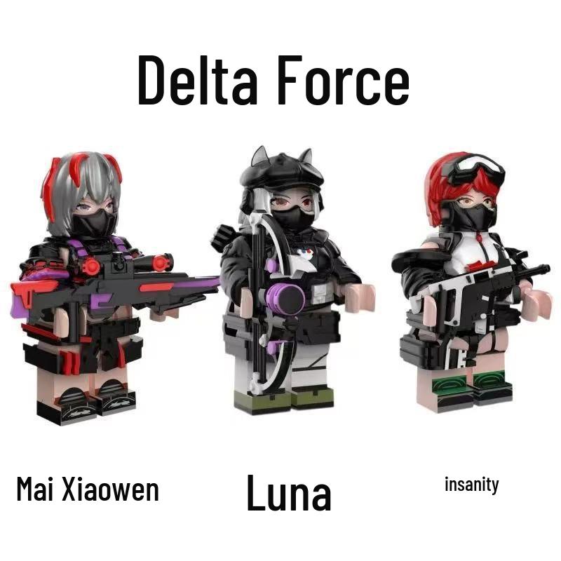 Конструктор Delta Mini Action Special Forces - Модель Фигурки Глубокий Синий