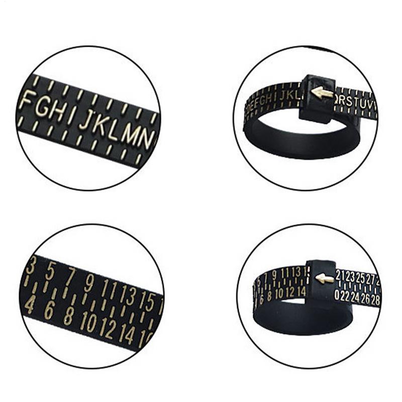 Кольцевой измеритель, измеритель пальца, спиральный инструмент для определения размера кольца, размеры UK, размеры США, измерения, аксессуар для определения размера кольца, вставка-защита, инструменты-уплотнители