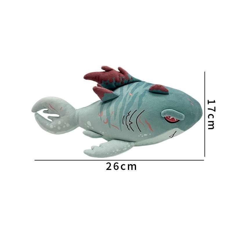 Shadowmaw Megalodon Soft Plush Toy With Vacuum Pack For Kids And Gamers