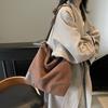 Casual Commuting Large-capacity Suede Bag Women's New Versatile Shoulder Bag Slack Tote Bag