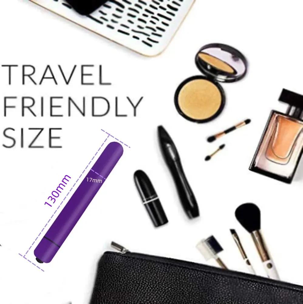 Мини-вибратор-пуля с 10 скоростями, вибрация точки G, стимулятор влагалища и клитора, вибратор-дилдо, секс-игрушки для взрослых для женщин, мастурбация