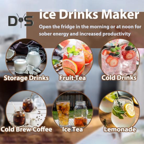 Cold Brew Coffee Maker 32oz/64oz Glass Pitcher with Stainless Steel Filter Wide Mouth Mason Jar Pitcher for Iced Tea Lemonade