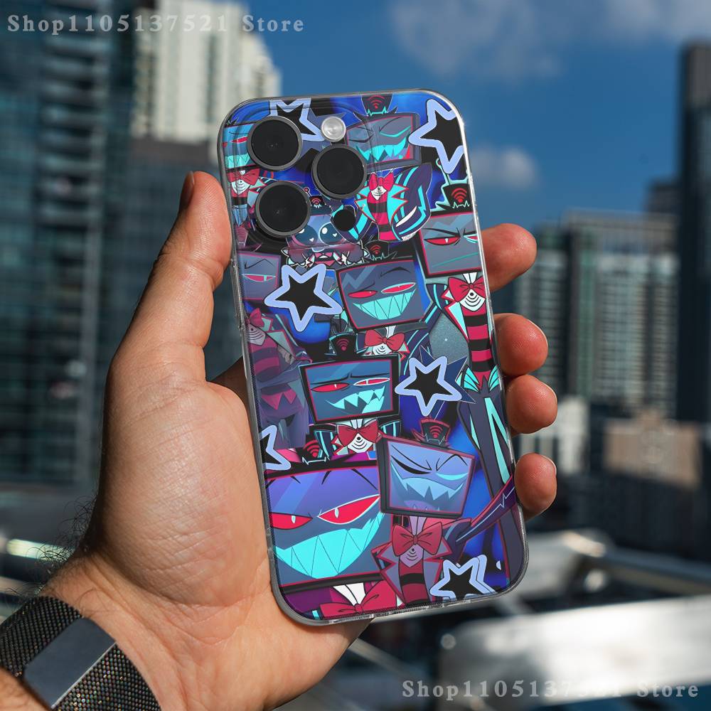 VOX Trust Us H-HazbinS Phone Case iPhone17 16 15 14 13 12 11 Pro Max Plus Mini Clear Full Back Cover Silicone Soft Shell