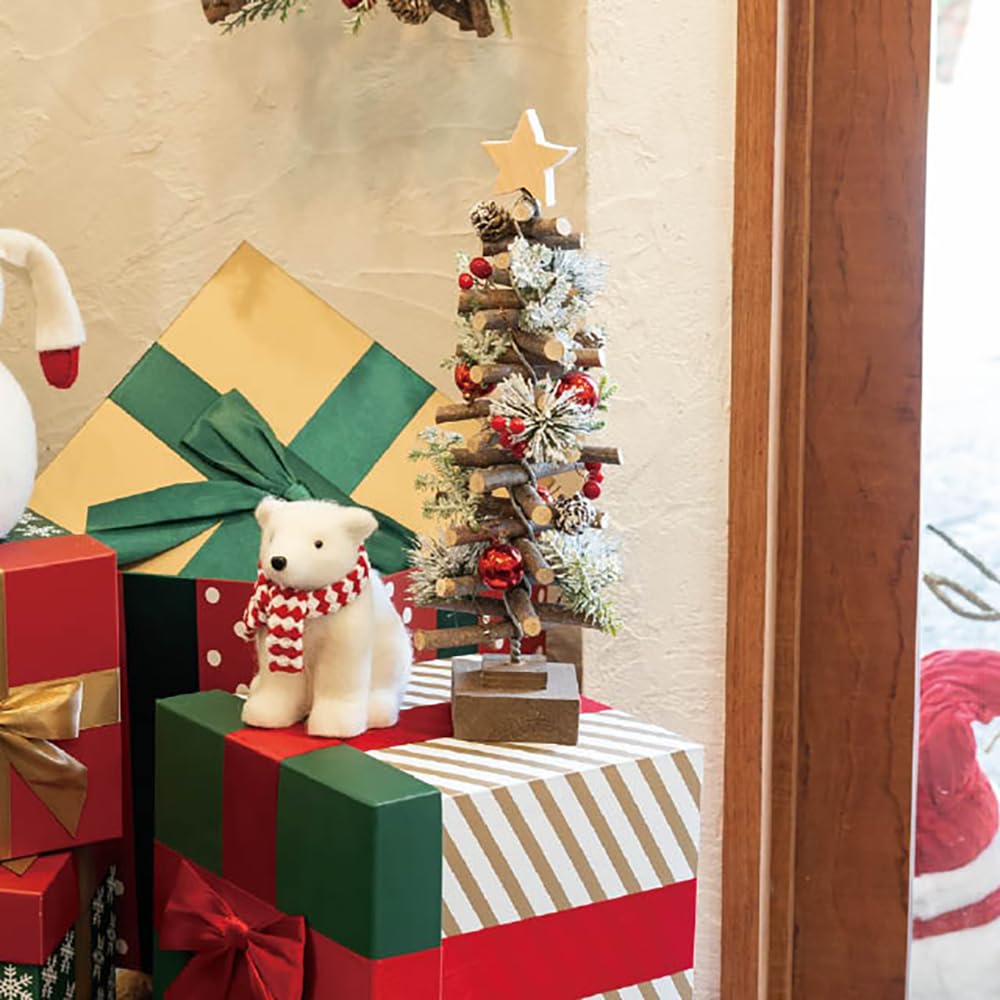 ГОЛОВЫ Рождественский дисплей 150 мм Ш x 150 мм Г x 380 мм 1 шт. X-DT5 Дерево, В,