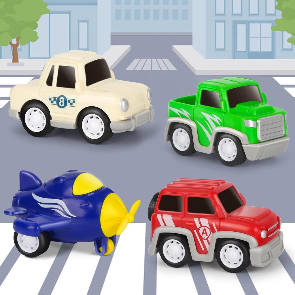 Car Toy Mini Car 2 3 4 5 6 Years Old Toy Boys Girls Construction Vehicle Set with Lights and Sounds Car Toy 2 3 Years Old Toy Boy Ranking Birthday