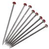 Épingles avec tête coloràée, 21x0,7mm, boîte 500 pièces, rouge classique