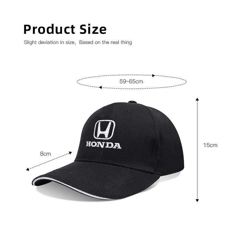Эмблема автомобиля Honda Вышивка Кепка-snapback Бейсболка Летняя и Весенняя Осенняя Для активного отдыха на природе Регулируемая Солнцезащитная Кепка Повседневные Кепки XL7