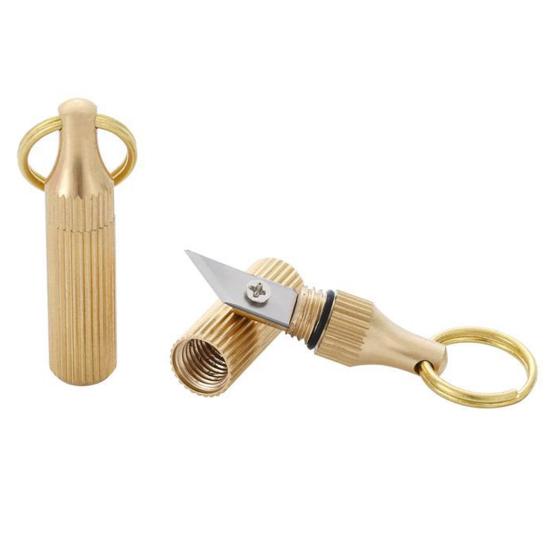 Практичный дизайн брелка для резки капсул, удобный для переноски креативного карманного резака для капсул дома